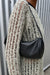 Cylindrical bag in black — main image