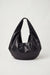 Slouchy shoulder bag in black — main image