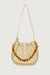 Tortoise shell chain bag in butter — main image