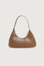 Small rounded shoulder bag in bison — main image