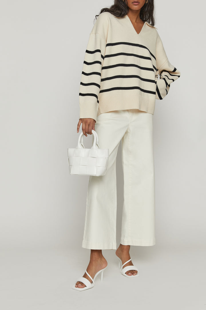 WOVEN MINI BAG in Cream — alternate angle