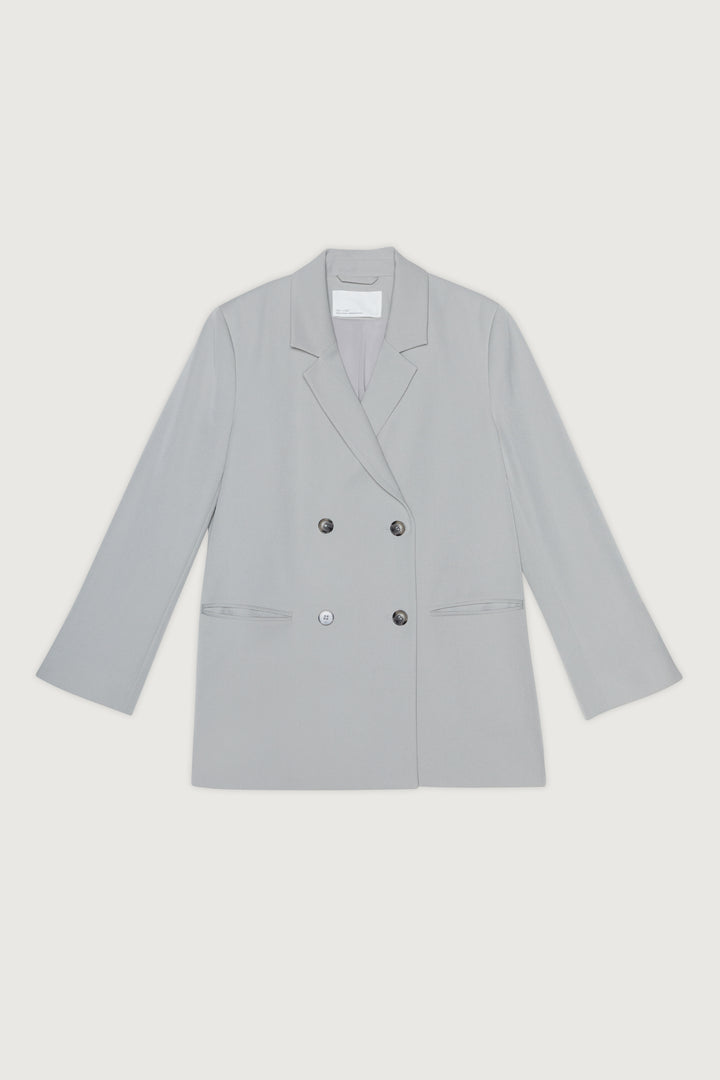 OVERSIZED BLAZER in Storm — alternate angle