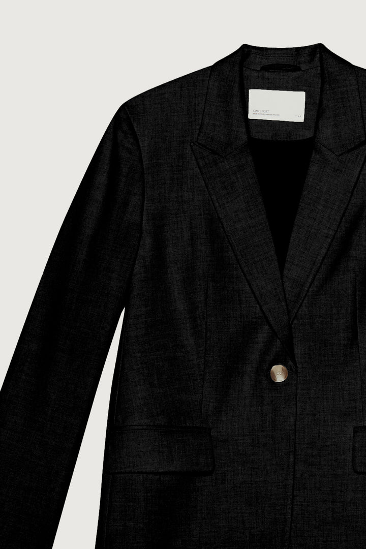 CLASSIC FIT BLAZER in Black — alternate angle