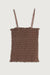Smocked tank in brown — main image
