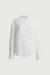 Oversized single pocket shirt in white — main image