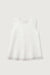 Oversized plisse top in white — main image