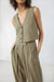Suit vest in taupe — main image