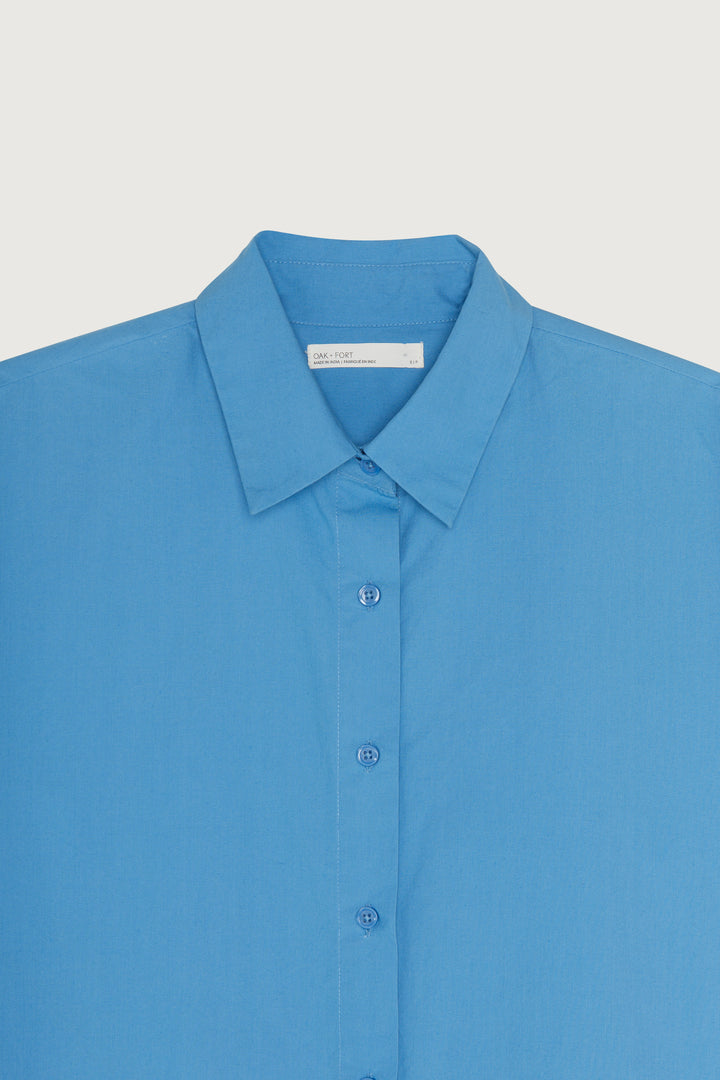 BUTTON UP POPLIN SHIRT in Pacific Coast — alternate angle