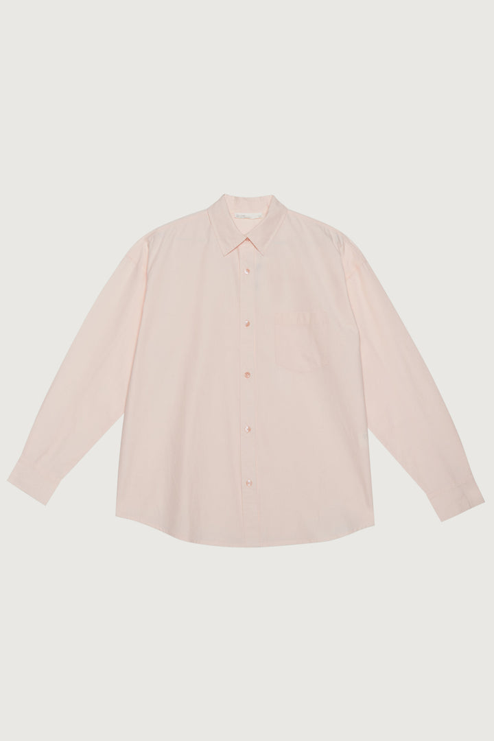 COTTON POPLIN SHIRT in Marys Rose — alternate angle