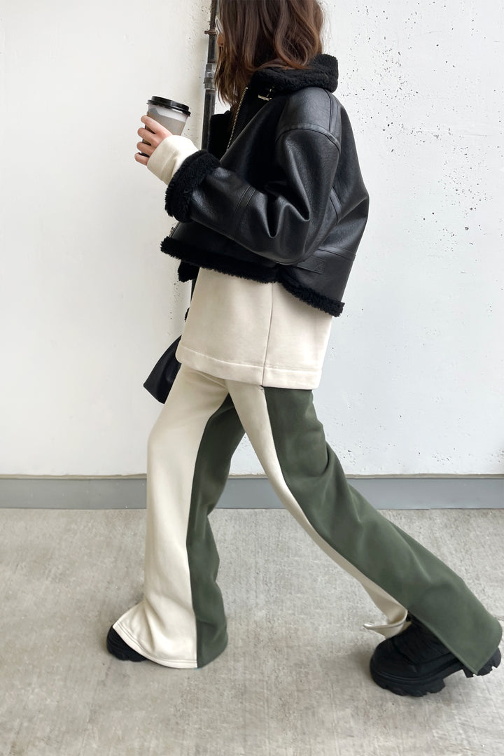 COZY TRACK SOLE BOOT in Black — alternate angle