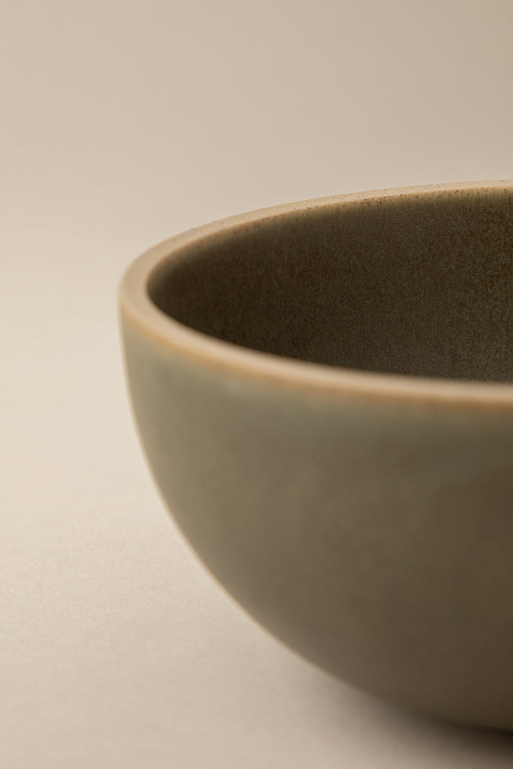 CREST CEREAL BOWL in Tuscan Olive — alternate angle
