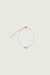 Chain bracelet with knot charm in gold — main image
