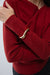Wavy cuff bracelet in gold — main image