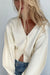 Cropped cardigan in cream — main image