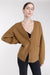 Button front cardigan in toasted coconut — main image