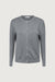 Classic buttoned cardigan in medium grey — main image