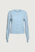 Button up cardigan in blue mist — main image