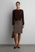 Button up cardigan in coffee bean — main image