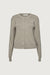 Button up cardigan in light taupe — main image