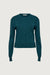 Button up cardigan in teal — main image