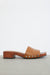 Square toe clog in russet — main image