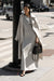 Oversized trench coat in birch — main image
