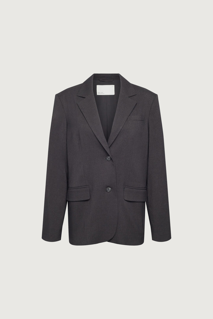 AVA BLAZER in ASPHALT — alternate angle