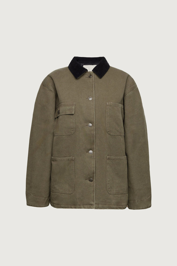 CHORE JACKET in Dark Olive — alternate angle