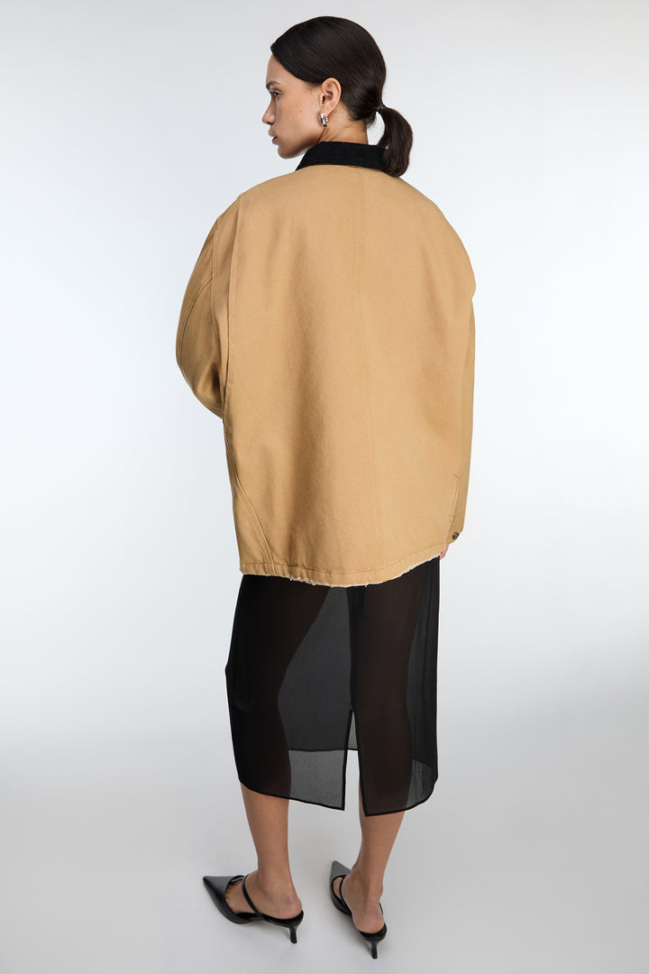 CHORE JACKET in Khaki — alternate angle