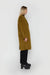 Classic fit wool blend coat in kelp — main image