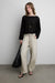 Mid-rise barrel leg jean in grey wash in light grey wash — main image