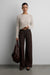 Basic washed straight jean in brown — main image