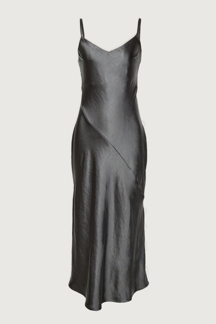 MIDI SLIP DRESS in Sedona Sage — alternate angle