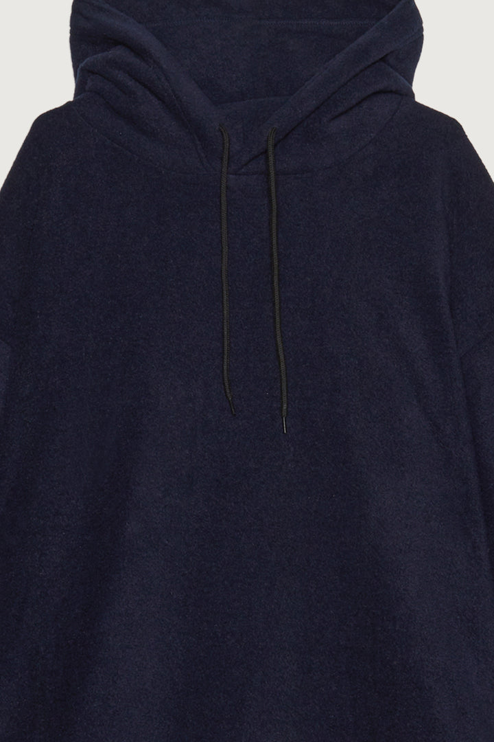 HOODIE DRESS in Navy — alternate angle