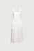String pocket maxi dress in ivory — main image