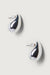 Bubble drop earrings in silver — main image