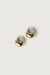 Bubble hoop earrings in gold — main image