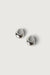 Bubble hoop earrings in silver — main image