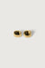 Chunky square studs in gold — main image