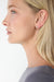 Pebble stud earrings in silver — main image