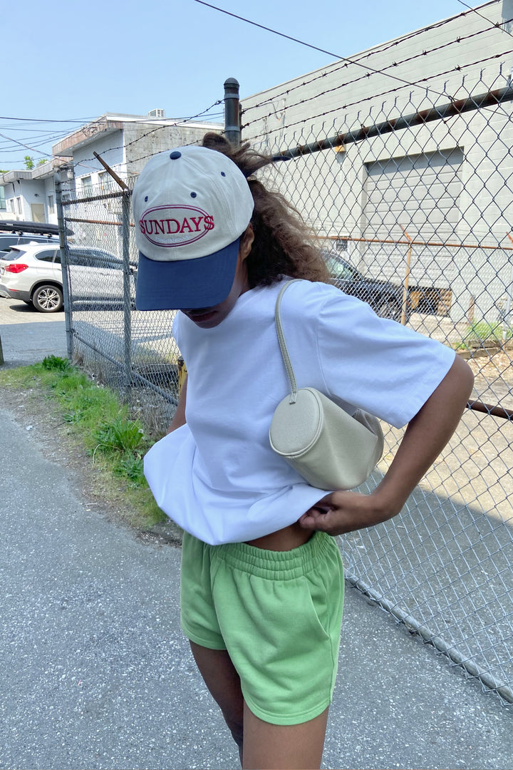 SUNDAY BALL CAP in Navy — alternate angle