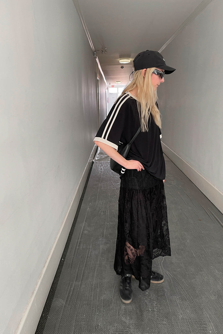 “STOCKHOLM” BASEBALL CAP in Black — alternate angle