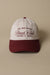 Beach club cap in syrah — main image