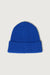 Classic ribbed knit beanie in cobalt blue — main image