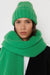 Chunky beanie in lucky green — main image