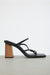 Strappy heel in black — main image