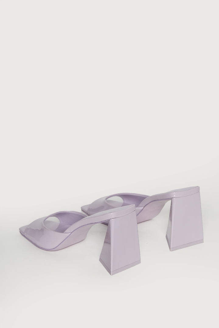 SQUARE TOE HEEL SANDAL in Orchid Ice — alternate angle