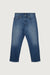 Relaxed fit tapered jean in classic blue — main image