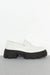 Chunky loafer in white — main image