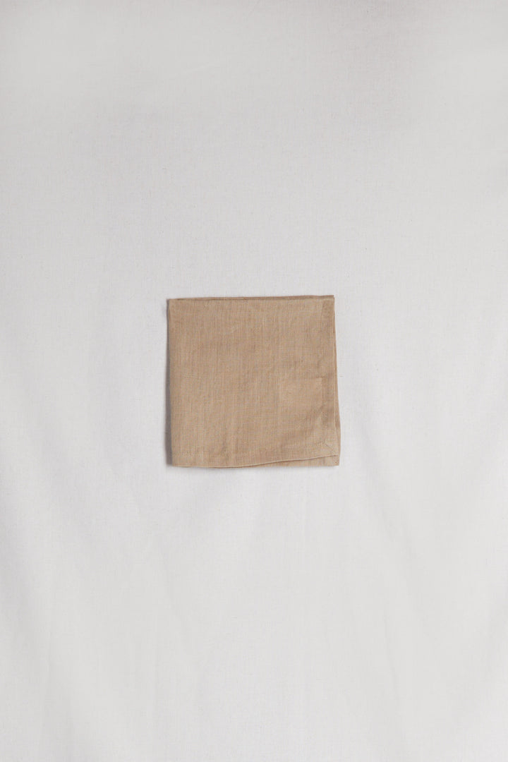 LINEN NAPKINS SET OF 2 in Beige — alternate angle